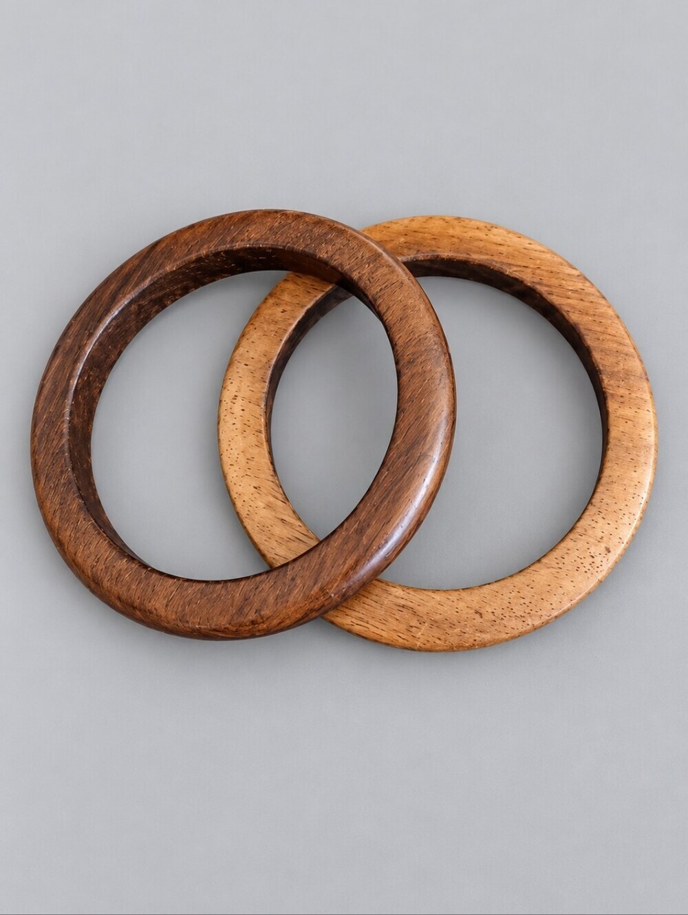 VTG Wood Bangle Bracelets